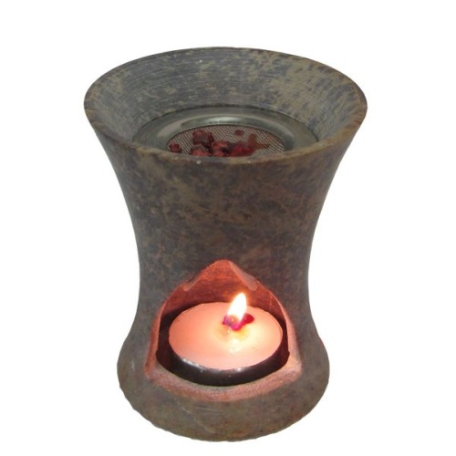 Bruleur en Pierre de Savon Vase