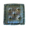 Coussin de méditation - Carré Turquoise