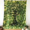 Tapisserie - Arbre mystique (vert)