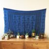 Meditation 2-in-1 Textile imprimé - Shiva (bleu)