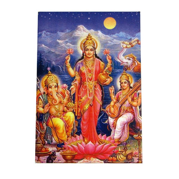 Ganesh, Laxmi, and Saraswati