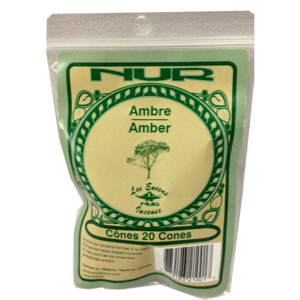 Amber - Nur Incense Cones