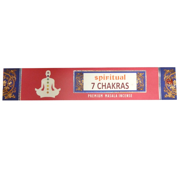Spiritual 7 Chakras - 15 gms Incense Sticks