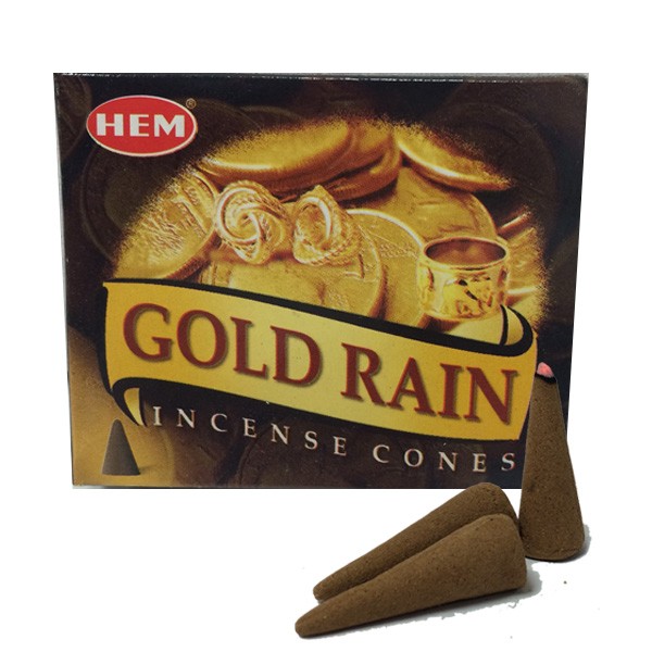 Gold Rain - HEM Incense Cones