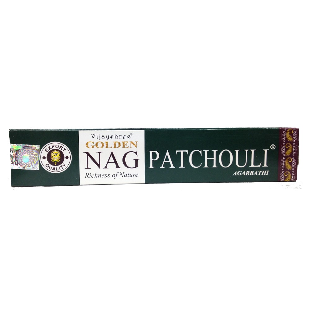 Golden Nag Patchouli - Vijayshree 15 gms Incense Sticks