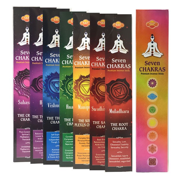 7 Chakra - SAC 35 Incense Sticks