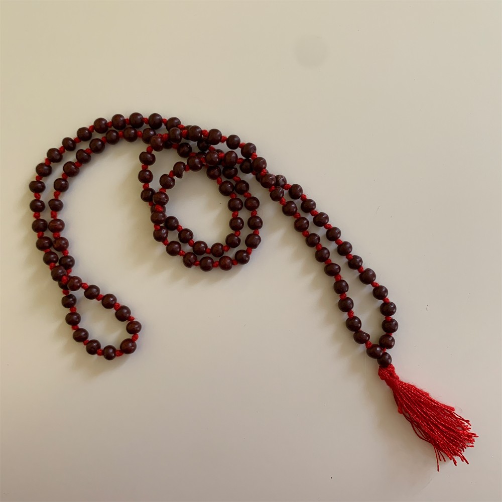 Rosewood Knotted Mala (Small)