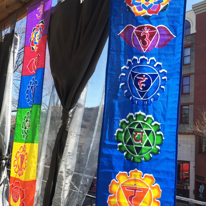 Seven Chakras banner (Blue)