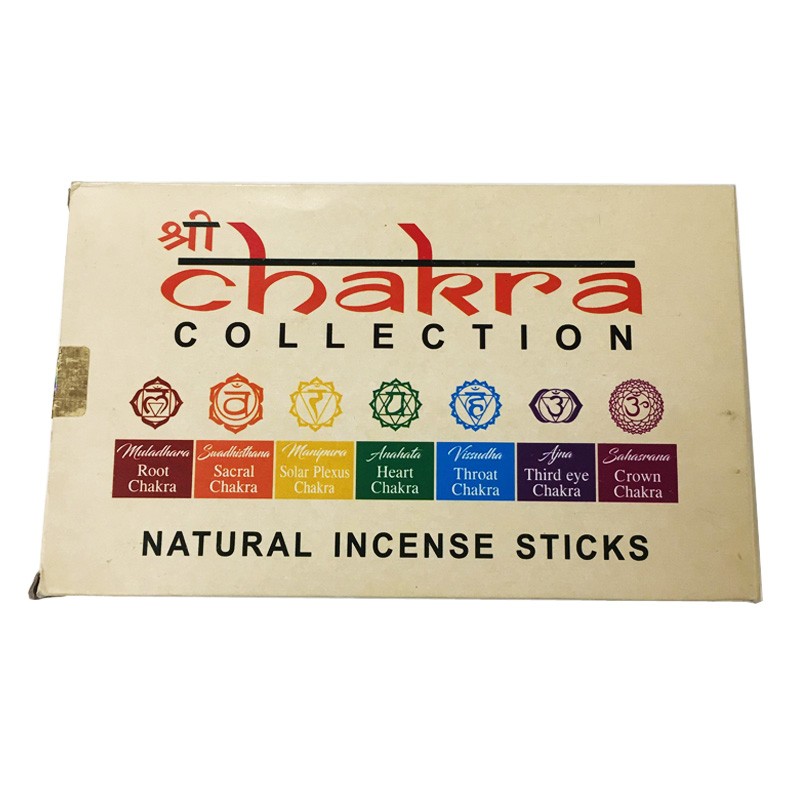 Sri 7 Chakras Collection - Incense Sticks Gift Set (7x15gms)