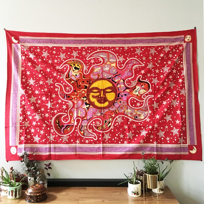 Tapestry - Cosmic Sleeping Sun (Red)