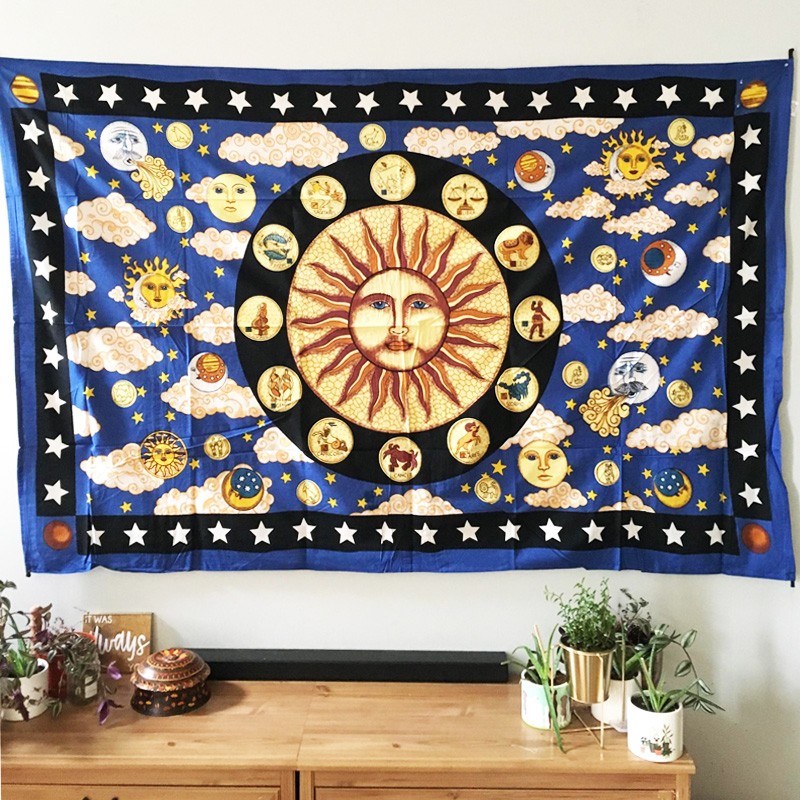 Tapestry - Zodiac Wheel