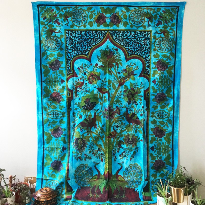 Tapestry - Temple Tree of Life (Turquoise)