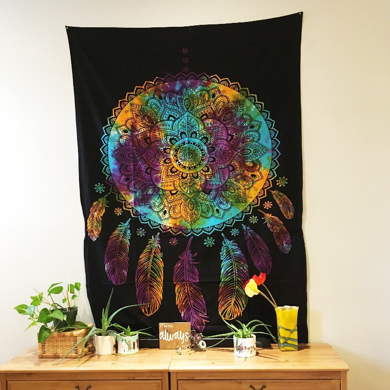 Tapestry - Mandala Dream Catcher (Tie-Dye)