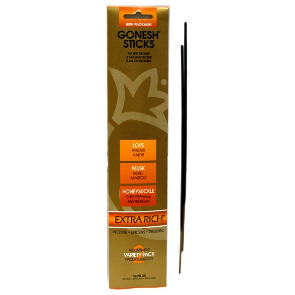 (Extra Rich) Sandalwood- Gonesh Incense Sticks