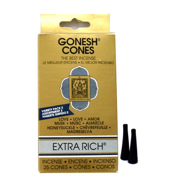 (Extra Rich) Variety #1- Gonesh Incense Cones