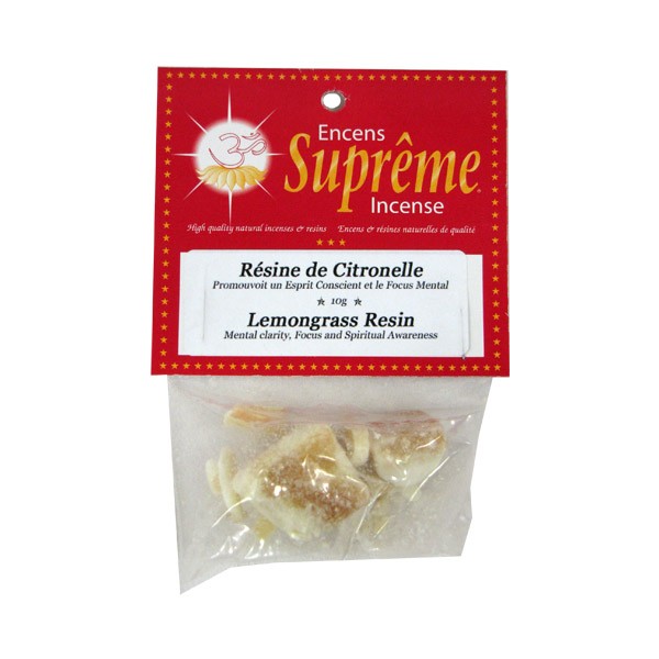 Lemongrass Resin (10g) - Supreme Grain Incense