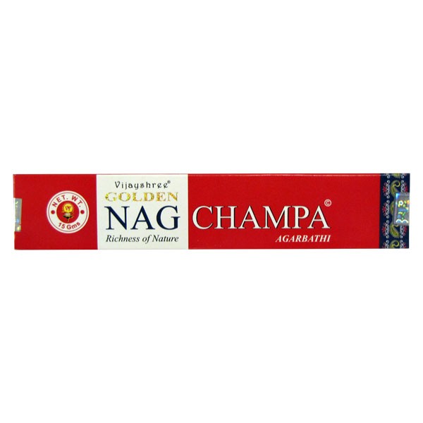 Golden Nag Champa - Vijayshree Incense 15 gms Sticks